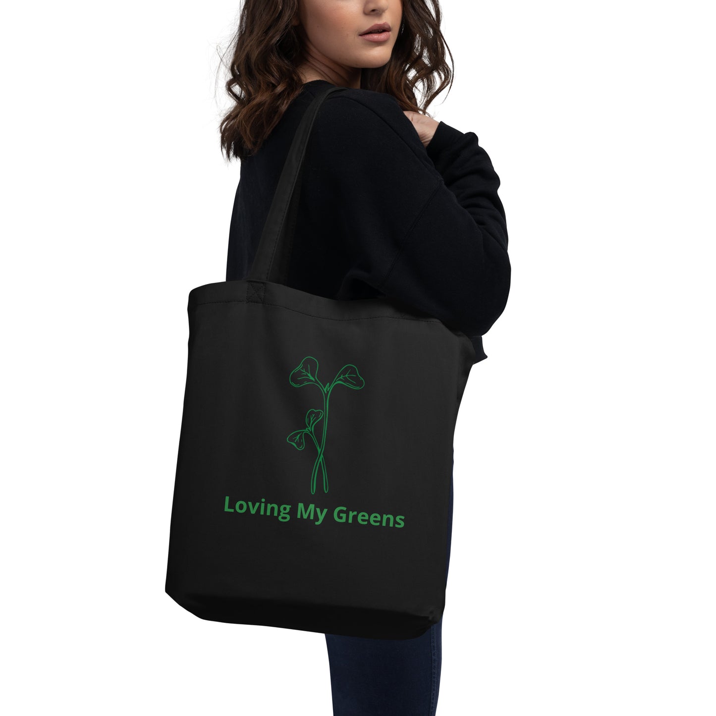 Eco Tote Bag - Loving My Greens