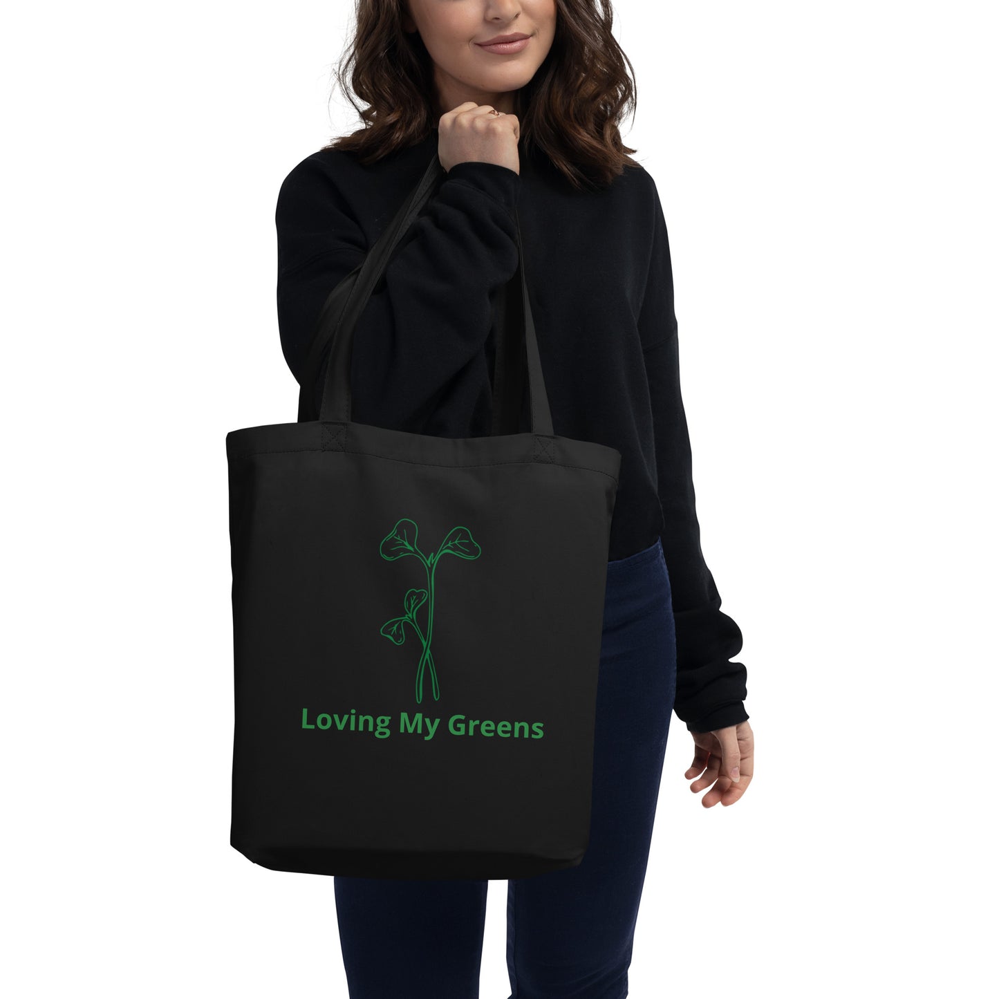 Eco Tote Bag - Loving My Greens