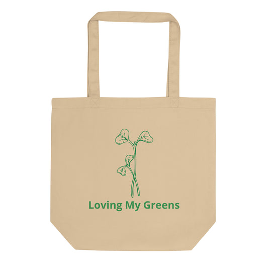 Eco Tote Bag - Loving My Greens