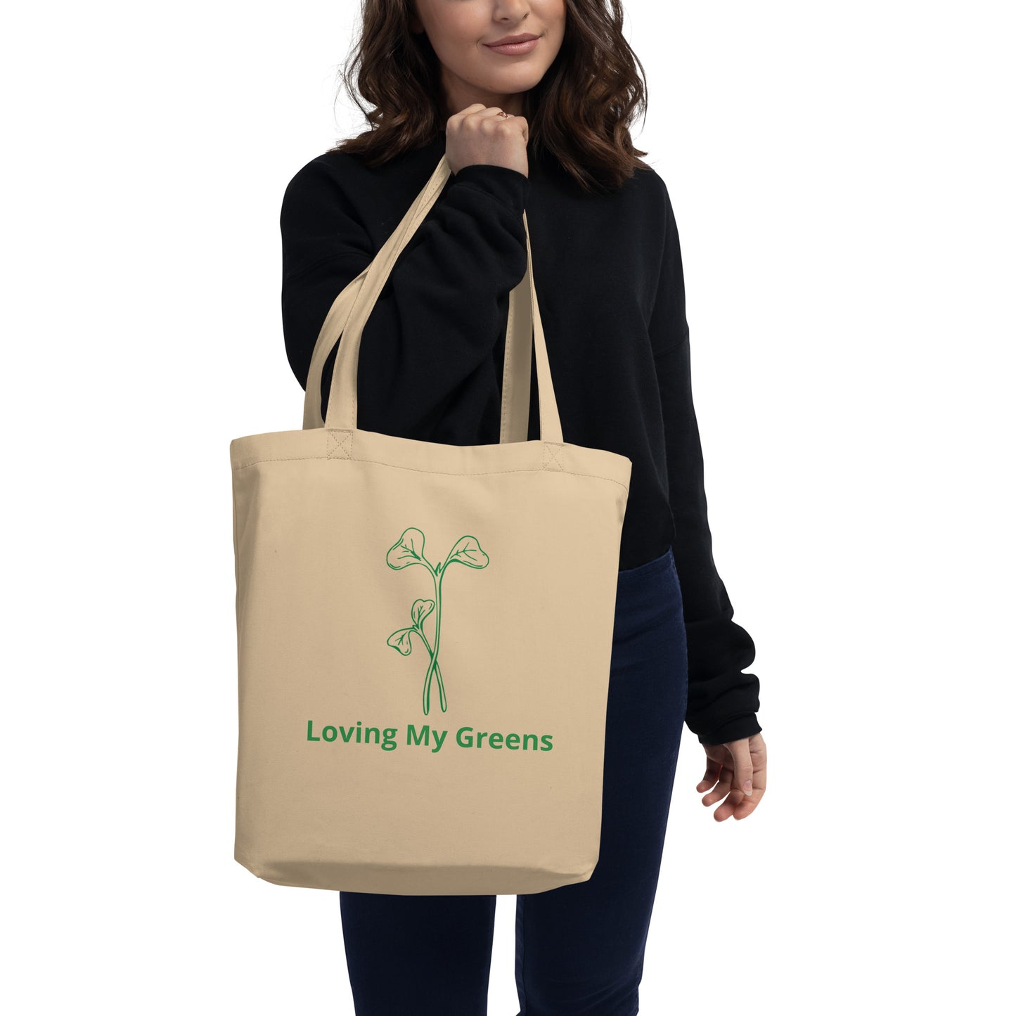 Eco Tote Bag - Loving My Greens